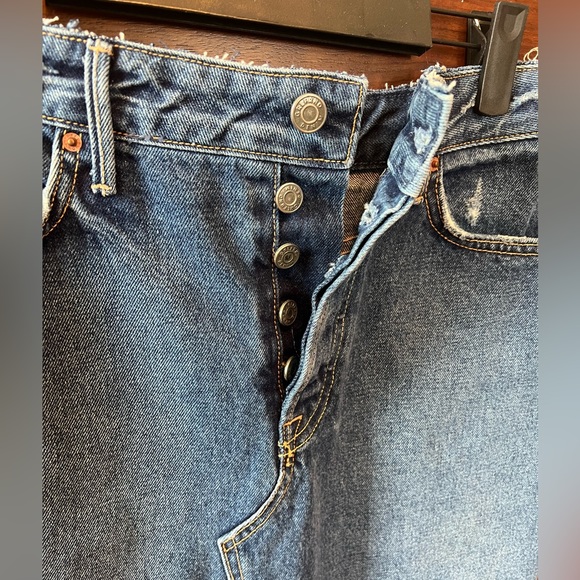 Denim Midi Skirt - Picture 6 of 7